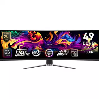 Monitor MSI MPG 491CQPXDE 49 cali Dual QHD QD-OLED 5120 x 1440