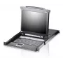 ATEN CL5708N - 1280 x 1024 Pixel - Instalacja w szafie rack - 1U - Czarny