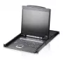 Przełącznik KVM ATEN CL1308N montaż w szafie Rack czarny