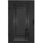 Triton - RMA-27-A68-BAX-A1 Szafa sieciowa 19 inch 27HE, 600x800mm, drzwi szklane, czarna