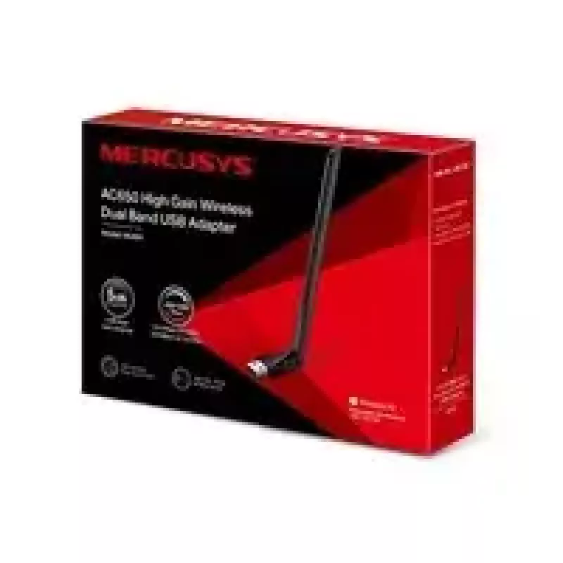 Bezprzewodowa karta sieciowa USB Mercusys AC650 High Gain Dual Band