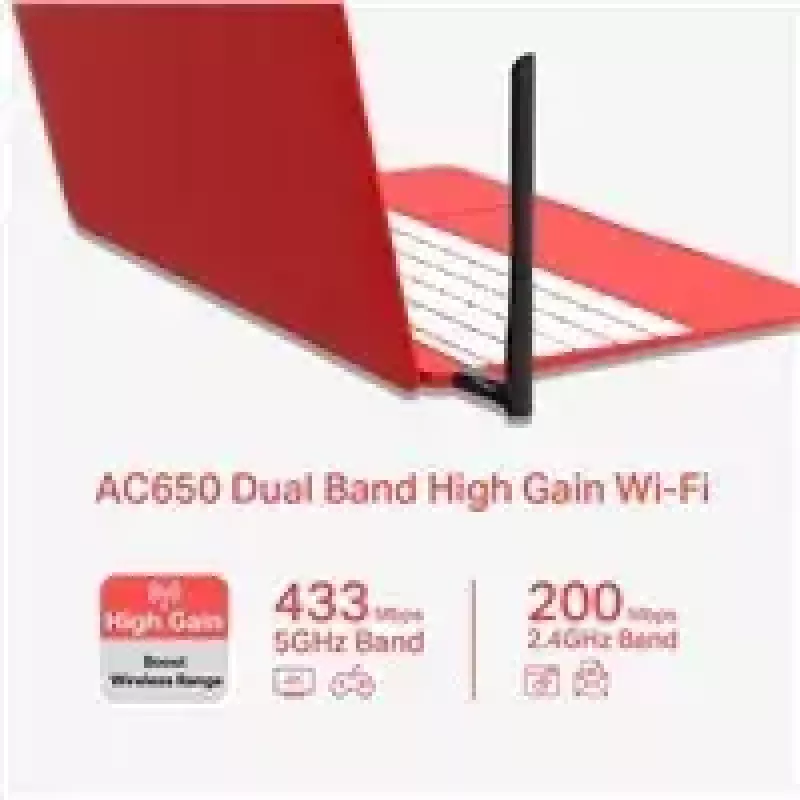 Bezprzewodowa karta sieciowa USB Mercusys AC650 High Gain Dual Band