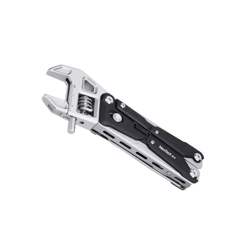 Multitool z kluczem nastawnym Nextool NE20362A — obudowa aluminiowa, 11 narzędzi, 207 mm po rozłożeniu, 153 mm po złożeniu, 313 g