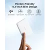 Przenośna ładowarka Anker A1665H21 5000mAh cienki biały