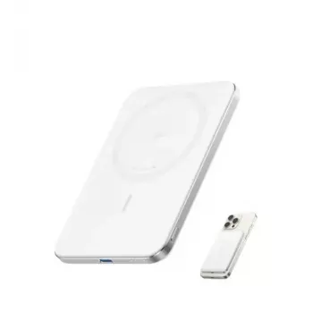 Przenośna ładowarka Anker A1665H21 5000mAh cienki biały