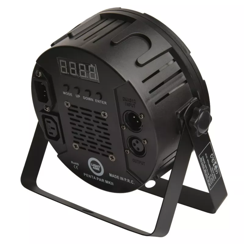 LIGHT4ME PENTA PAR 8x12W MKII RGBWA- RGB LED spotlight