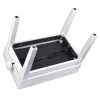 V-TONE ŁAWA 2 WH - piano bench with storage compartment and Wysokość adjustment, Biały