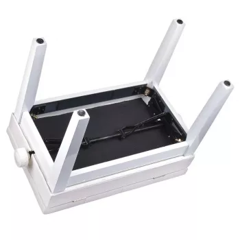 V-TONE ŁAWA 2 WH - piano bench with storage compartment and Wysokość adjustment, Biały