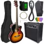 V-TONE EAG SET SB - zestaw (gitara elektroakustyczna 4/4 + wzmacniacz), sunburst
