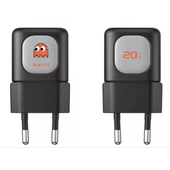Zestaw podróżny Havit STK011 EU Ładowarka Powerbank Kabel USB-C Wiatraczek ręczny