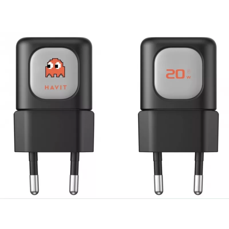 Zestaw podróżny Havit STK011 EU Ładowarka Powerbank Kabel USB-C Wiatraczek ręczny