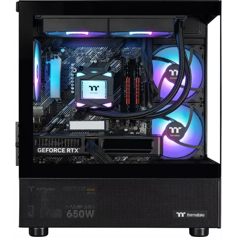 Desktop PC THERMALTAKE FTW A-Line LCS 5060 D5 gaming PC, czarny/przezroczysty, Windows 11 Home
