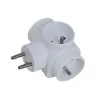 Esperanza ELK302W rozgałęziacz elektryczny, 3 gniazda, biały