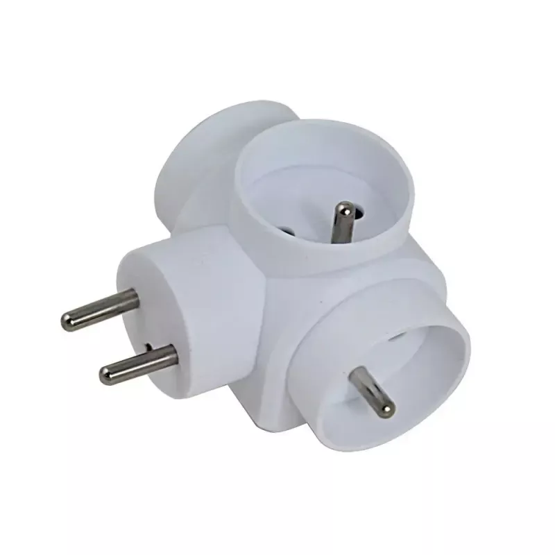 Esperanza ELK302W rozgałęziacz elektryczny, 3 gniazda, biały