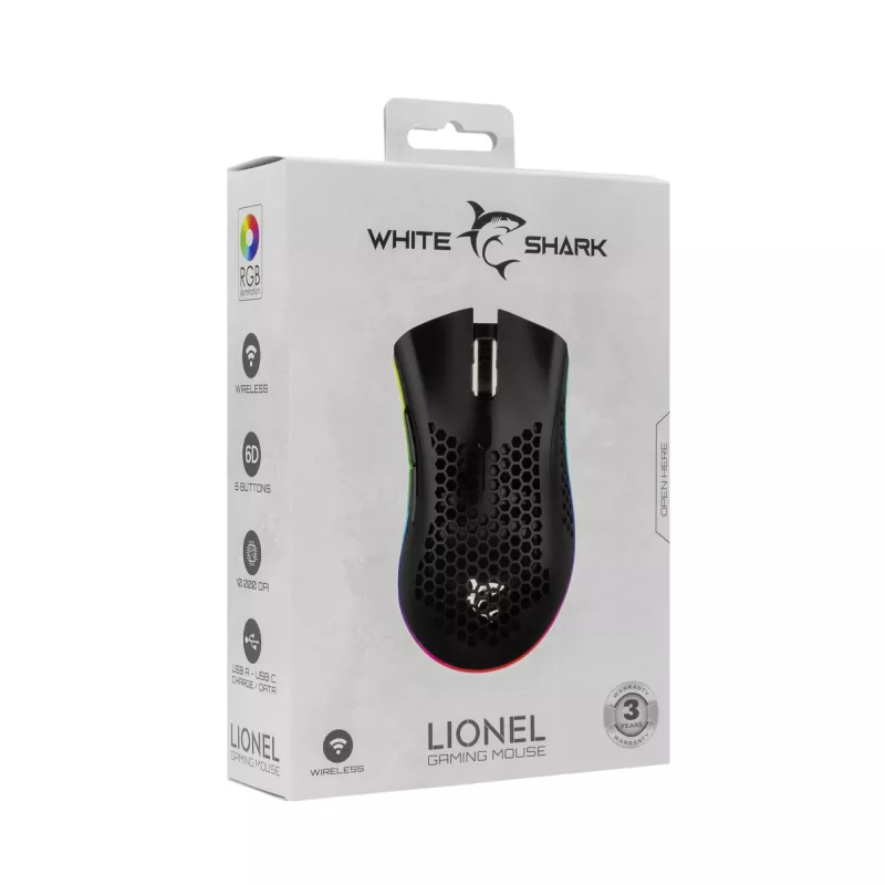 White Shark WGM-5012 Lionel Czarny