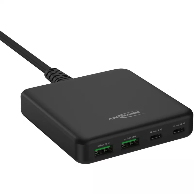 USB-Charger Desktop Charger DC465PD (czarny, 65 W, PD, Quick Charge 3.0)