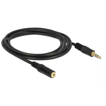 Kabel audio DeLOCK 83766 2m 3.5mm Czarny