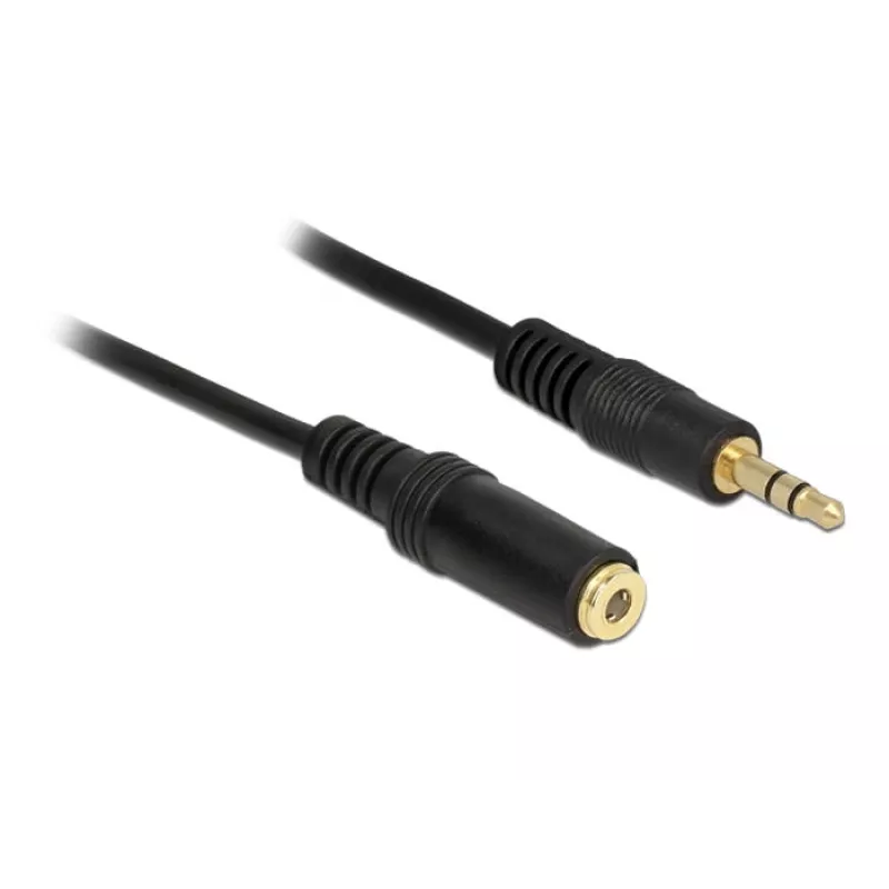 Kabel audio DeLOCK 83766 2m 3.5mm Czarny