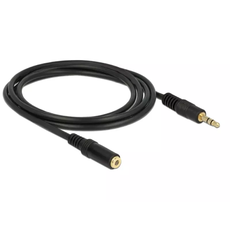 Kabel audio DeLOCK 83766 2m 3.5mm Czarny