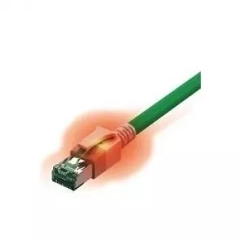 EasyLan saCon EasyLan DualBoot LED-kabel krosowy S/FTP, Cat.6A, 0,5m, Zielony - EasyLan DualBoot LED kabel krosowy RJ45 S/FTP Cat.6A (klasa EA)