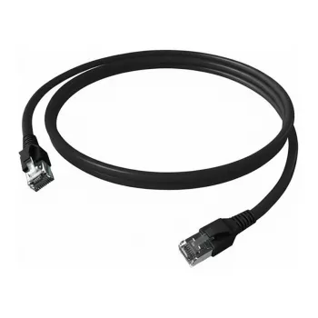 ZVK EasyLan CP1KSBSBS0020 FlexBoot Cat.6 kabel krosowy Shielded czarny 2,0m (CP1KSBSBS0020)