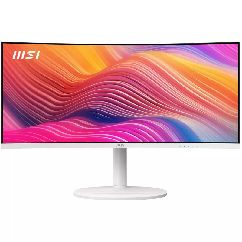 MSI Modern MD342CQPWDE, 34 inch, UltraWide Quad HD, VA, 3440 x 1440, 21:9, 4 ms, 120 Hz, 300 cd/m², 3500:1, USB-C, HDMI, DisplayPort, czarny
