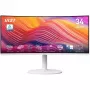 MSI Modern MD342CQPWDE, 34 inch, UltraWide Quad HD, VA, 3440 x 1440, 21:9, 4 ms, 120 Hz, 300 cd/m², 3500:1, USB-C, HDMI, DisplayPort, czarny