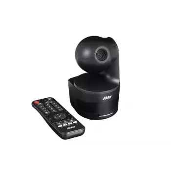 Kamera konferencyjna AVerMedia DL10 — 2 MP Full HD 1920×1080 @60fps, 90° pole widzenia, zoom optyczny 3x / zoom cyfrowy 2x, czarny, montaż na statywie