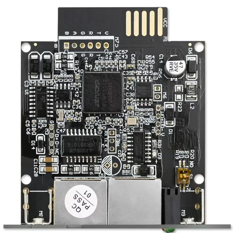 Moduł zarządzania siecią SNMP QOLTEC 50398 do monitorowania i sterowania UPS