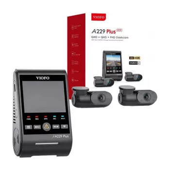 Dash Camera VIOFO A229 PLUS 3CH 2K + 1080p WiFi GPS