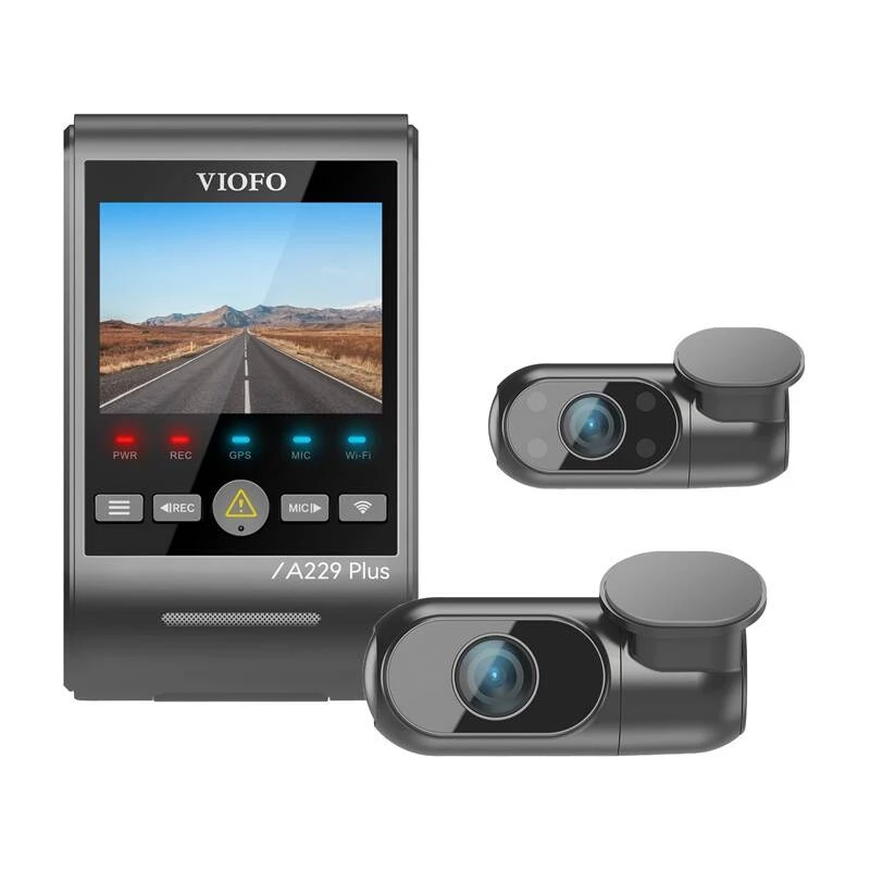 Dash Camera VIOFO A229 PLUS 3CH 2K + 1080p WiFi GPS