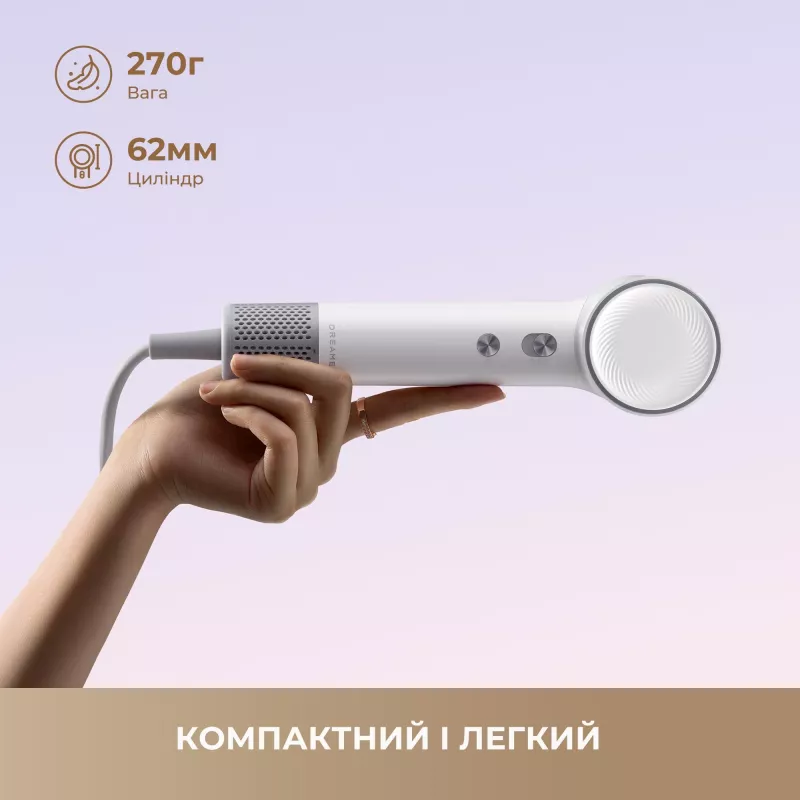 Suszarka do włosów Dreame Mini 1200 W biała