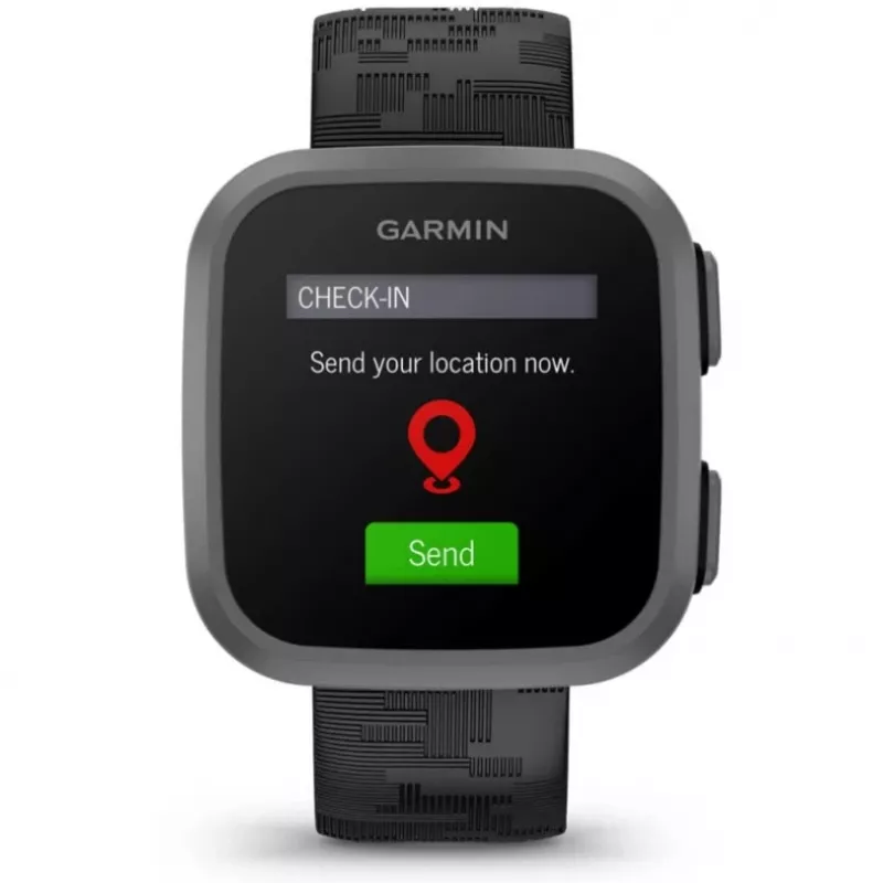 Garmin Bounce 3,3 cm (1.3) LCD Cyfrowy 240 x 240 pikseli Ekran dotykowy 4G Czarny WLAN GPS (010-02448-20)