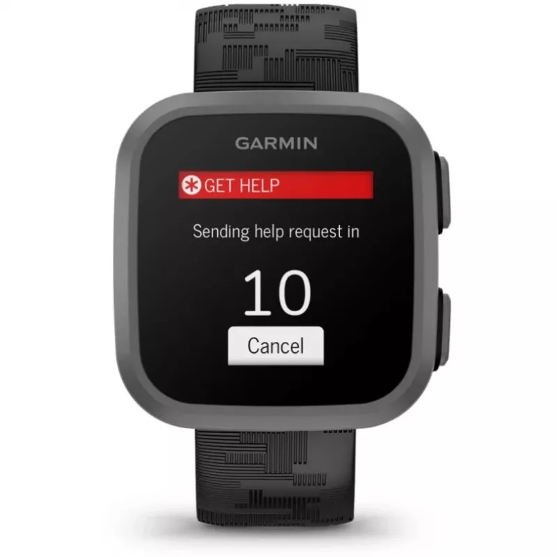 Garmin Bounce 3,3 cm (1.3) LCD Cyfrowy 240 x 240 pikseli Ekran dotykowy 4G Czarny WLAN GPS (010-02448-20)