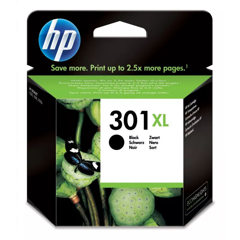 HP 301XL - 8 ml - wysoka wydajność - Czarny