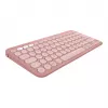 Logitech Pebble 2 Combo Klawiatura Mysz w zestawie Uniwersalna RF Wireless + Bluetooth QWERTZ Niemiecki Różowy (920-012205)
