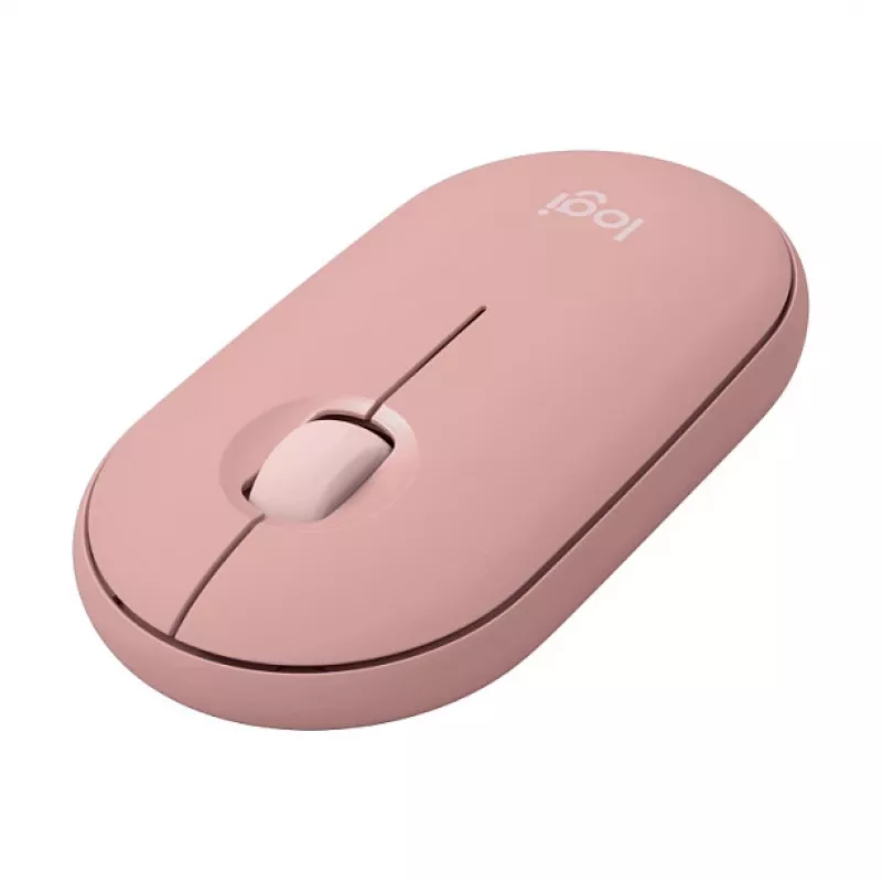 Logitech Pebble 2 Combo Klawiatura Mysz w zestawie Uniwersalna RF Wireless + Bluetooth QWERTZ Niemiecki Różowy (920-012205)