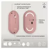 Logitech Pebble 2 Combo Klawiatura Mysz w zestawie Uniwersalna RF Wireless + Bluetooth QWERTZ Niemiecki Różowy (920-012205)