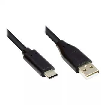 Good Connections GC-M0116 - 0,5 m - USB Type-C - USB Type-A - Męski - Męski - 480 MB/s