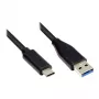 Good Connections GC-M0126 - 0,5 m - USB-C - USB-A - USB 3.2 Gen 1 (3.1 Gen 1) - 5000 Mbit/s - czarny
