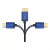 Good Connections 4521-SF005B - 0,5 m - HDMI Type A (Standard) - HDMI Type A (Standard) - 48 Gbit/s - Audio Return Channel (ARC) - Niebieski