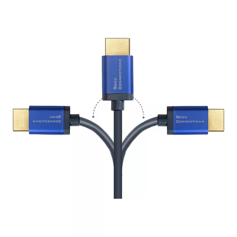 Good Connections 4521-SF005B - 0,5 m - HDMI Type A (Standard) - HDMI Type A (Standard) - 48 Gbit/s - Audio Return Channel (ARC) - Niebieski
