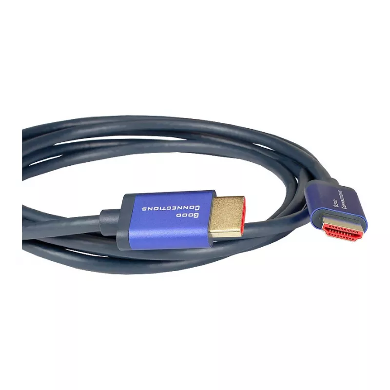 Good Connections 4521-SF010B - 1 m - HDMI Typ A (Standardowy) - HDMI Typ A (Standardowy) - 38,4 Gbit/s - Niebieski