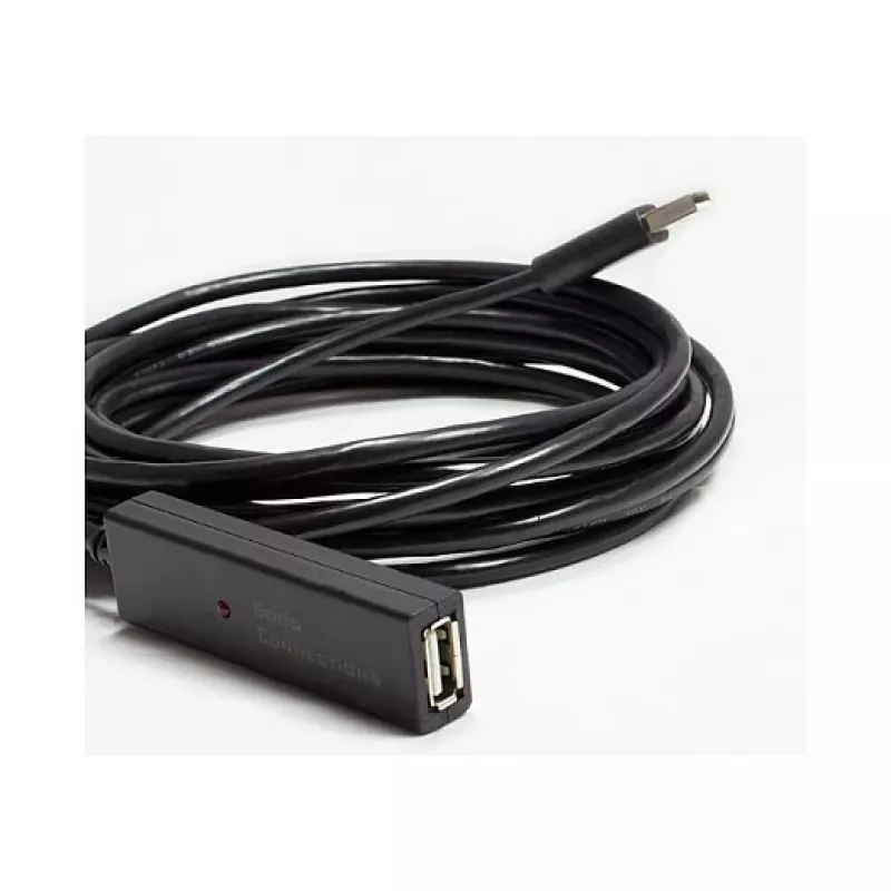Good Connections GC-M0132 - 10 m - USB A - USB A - USB 2.0 - 480 Mbit/s - Czarny