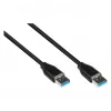 Good Connections 2831-AA010S - 1 m - USB A - USB A - USB 3.2 Gen 2 (3.1 Gen 2) - 10000 Mbit/s - Czarny