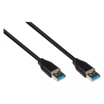 Good Connections 2831-AA010S - 1 m - USB A - USB A - USB 3.2 Gen 2 (3.1 Gen 2) - 10000 Mbit/s - Czarny