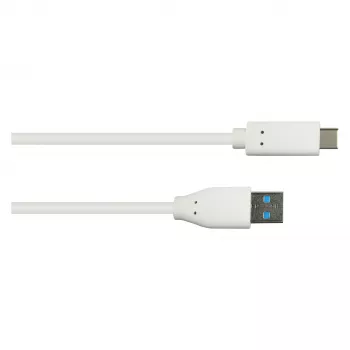 Good Connections 2831-AC010W - 1 m - USB A - USB C - USB 3.2 Gen 2 (3.1 Gen 2) - 10000 Mbit/s - Biały