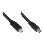 Kabel połączeniowy USB 2.0, USB-C™ wtyk na wtyk Mini B 5-pin, czarny, 3 m, Good Connections (3310-CM030)