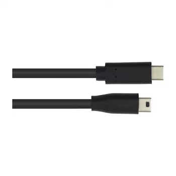 Kabel połączeniowy USB 2.0, USB-C™ wtyk na wtyk Mini B 5-pin, czarny, 3 m, Good Connections (3310-CM030)
