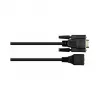 Good Connections GC 4945-MF - Przejściówka RJ45 gniazdo > D-Sub 9-pin wtyk czarny 0,1 m - Sieć - 0,1 m